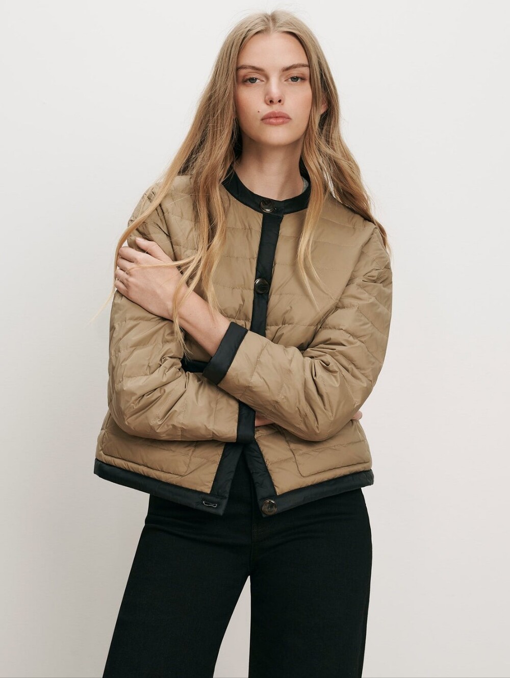 Veronica Beard Pearson Puffer Dickey Jacket